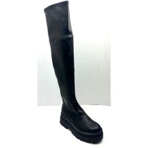 Marc Fisher Philly Lug Sole Over the Knee Platform Boot sz 5.5
